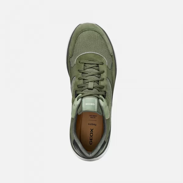  Férfi tornacipő GEOX SPHERICA ACTIF X1 G014566 KHAKI 