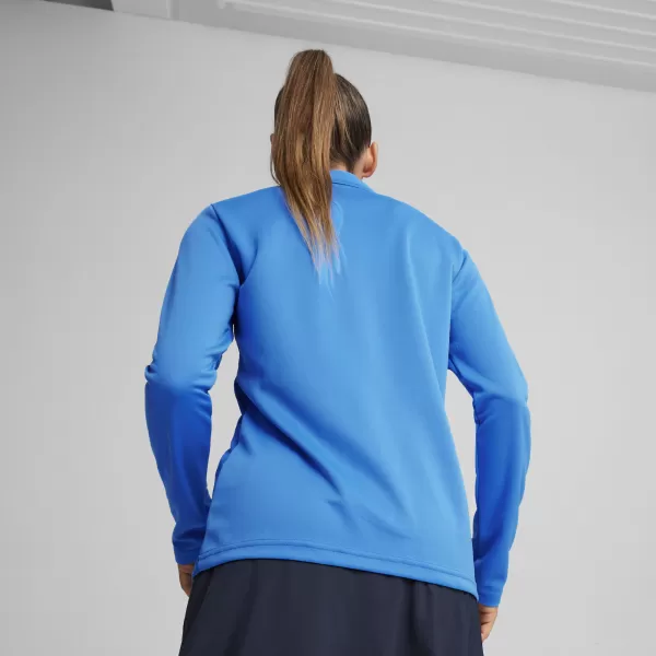  Női póló PUMA TEAMGOAL TRAINING 1/4 ZIP WM 658631-02 E.BLU.LEMON/WHITE/TEAM ROYAL 