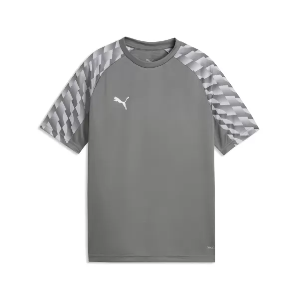  Gyermek póló PUMA TEAMLIGA26 JERSEY JR 659723_13 FLAT MEDIUM GRAY/ LAPOS KÖZÉPSZÜRKE/PUMA FEHÉR 