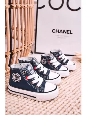 Gyermek tornacipő BIG STAR HH374189 NAVY Big Star Shoes
