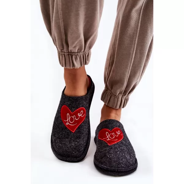  Női papucs BIG STAR KK276019 BLACK/RED Big Star cipő 