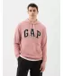 Férfi pulóver GAP PULLOVER LOGO HOODIE 868460-01 RÓZSASZÍN ROZETTA
