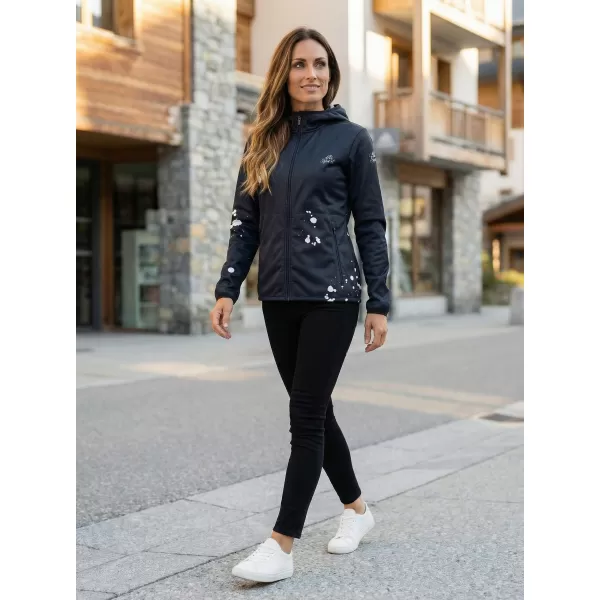  Női prémium softshell kabát ALTISPORT VOJ/ALW077JACK01 FEKETE 