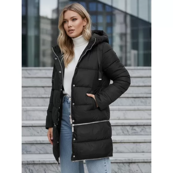  Női kabát DSTREET TY5151 FEKETE 