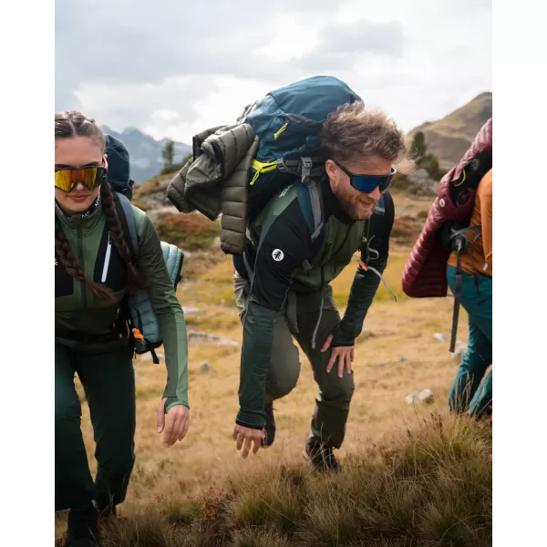  Férfi powerfleece pulóver NORDBLANC GROAN NBWFM8282 SÖTÉTZÖLD 