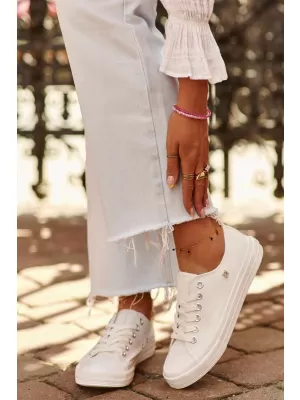 Női tornacipő BIG STAR NN274285 WHITE Big Star Shoes