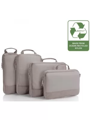 Bőrönd HEYS Ecotex Compression Packing Cube 4 Pc Set LÉGKÖR