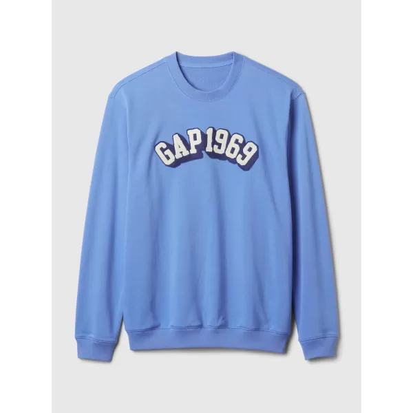  Férfi pulóver GAP LOGO CREWNECK SWEATSHIRT 829103-07 CABANA KÉK 