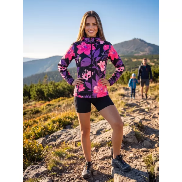  Női prémium softshell kabát ALTISPORT VOJ/ALW115JACK01 LILA/FEKETE 