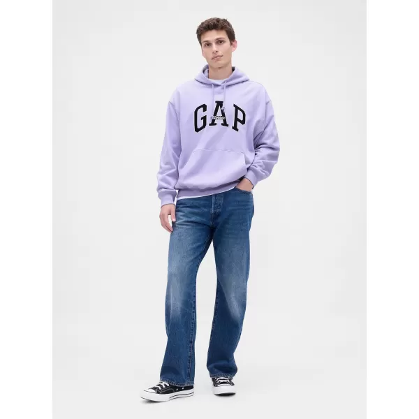  Férfi pulóver GAP LOGO PULLOVER HOODIE 781237-02 ORCHIDEA 