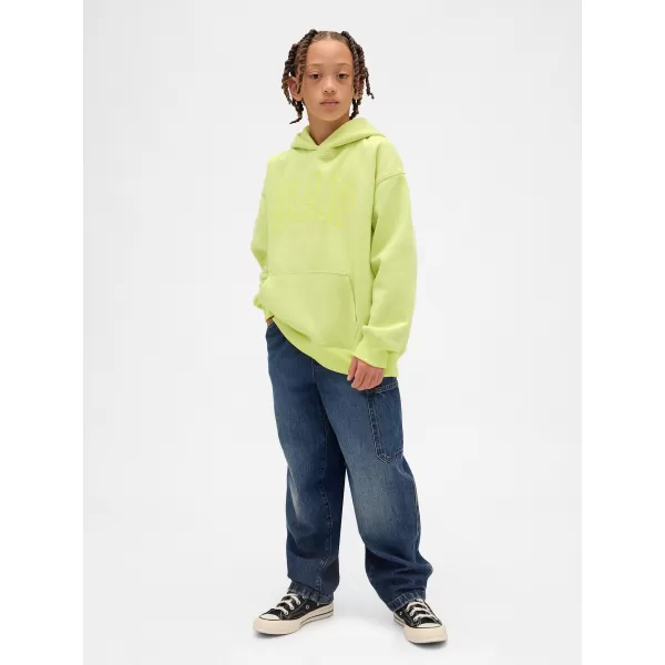  Gyermek pulóver GAP RELAXED HOODIE PULLOVER 846224-02 CITROM 