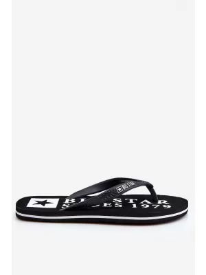 Férfi papucsok BIG STAR LL174444 BLACK Big Star cipők