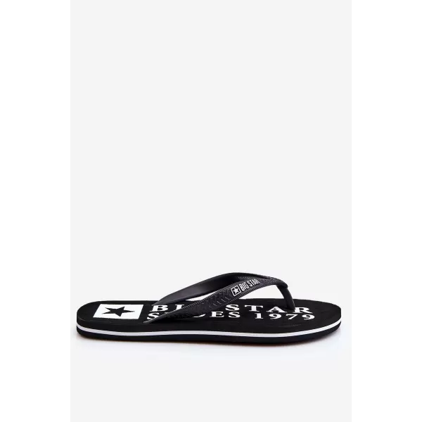  Férfi papucsok BIG STAR LL174444 BLACK Big Star cipők 