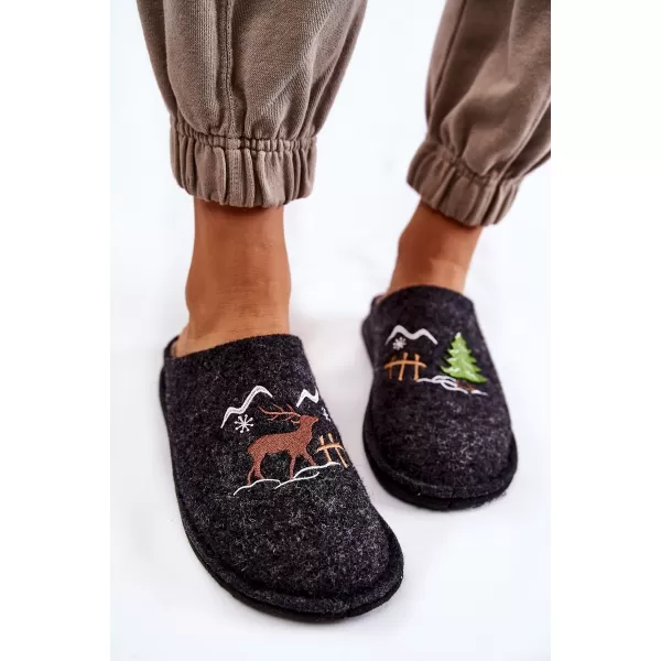  Női papucs BIG STAR KK276018 BLACK/BEGE Big Star Shoes 