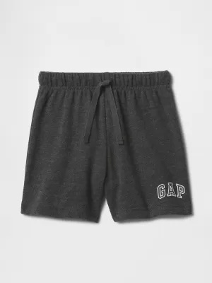Gyermek rövidnadrág GAP LOGO SWEATSHORTS 725201-01 SZÉN HTHR SZÜRKE