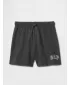 Gyermek rövidnadrág GAP LOGO SWEATSHORTS 725201-01 SZÉN HTHR SZÜRKE