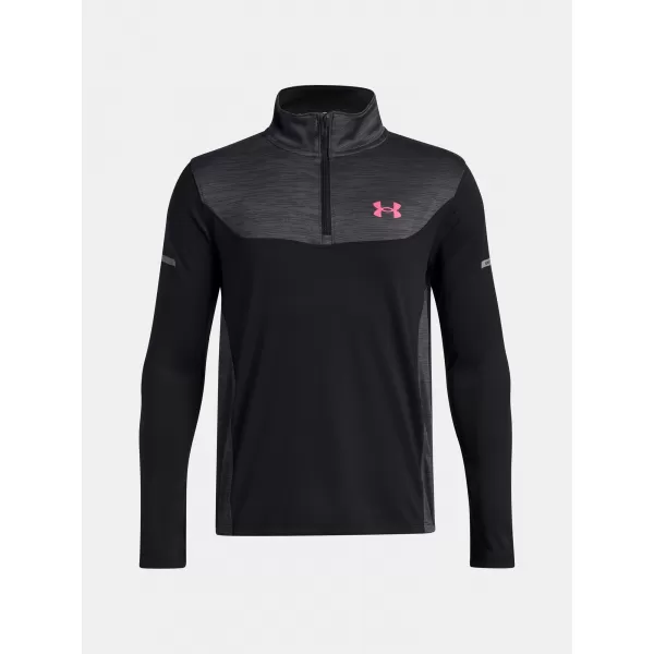  Fiú póló UNDER ARMOUR UA TECH UTILITY 1/4 ZIP 6005141-001 FEKETE 