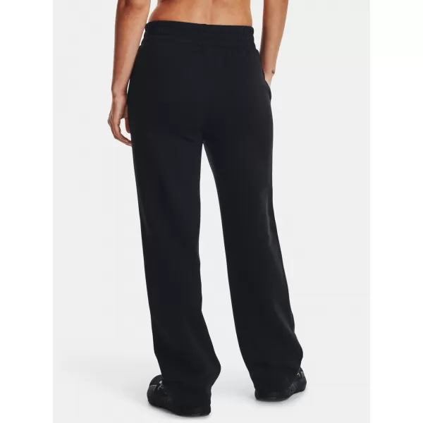  Női sportnadrág UNDER ARMOUR RIVAL FLC STRAIGHT PANT 1381847-001 FEKETE 