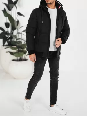 Férfi dzseki DSTREET TX5087 FEKETE