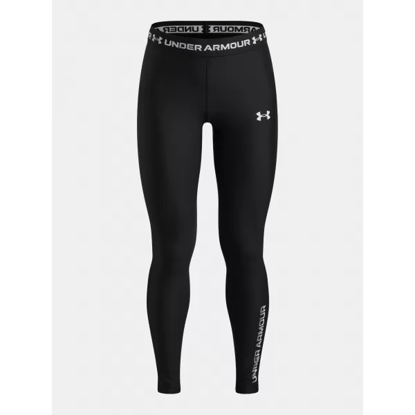  Lányok leggings UNDER ARMOUR HEATGEAR GRAPHIC LEGGING 6012636-001 FEKETE 