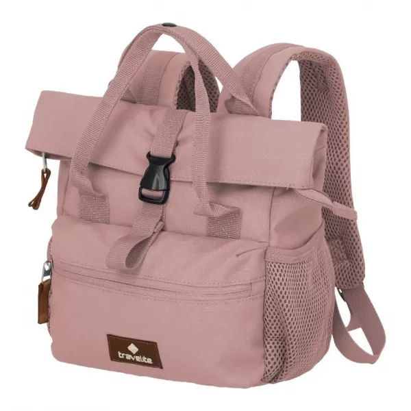  Hátizsák TRAVELITE BASICS SHORT HANDLE MINI FÜST RÓZSA 