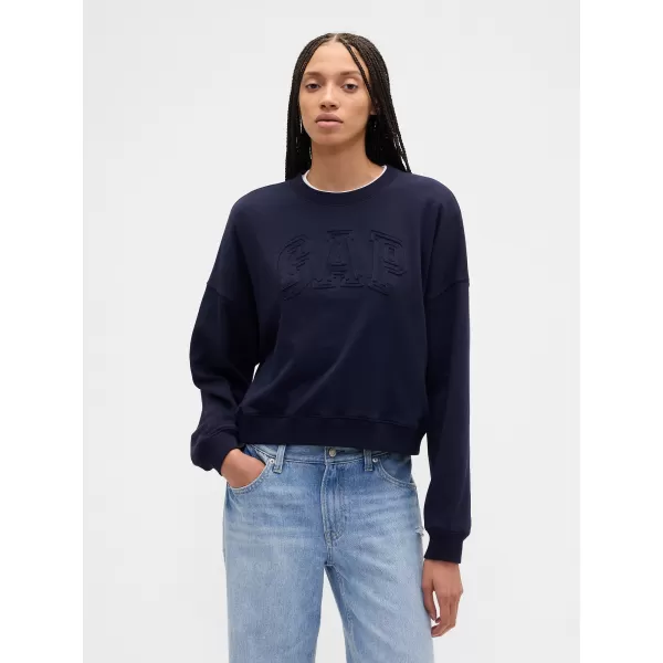  Női pulóver GAP LOGO SWEATSHIRT 799280-01 HADITENGERÉSZET EGYENRUHA 