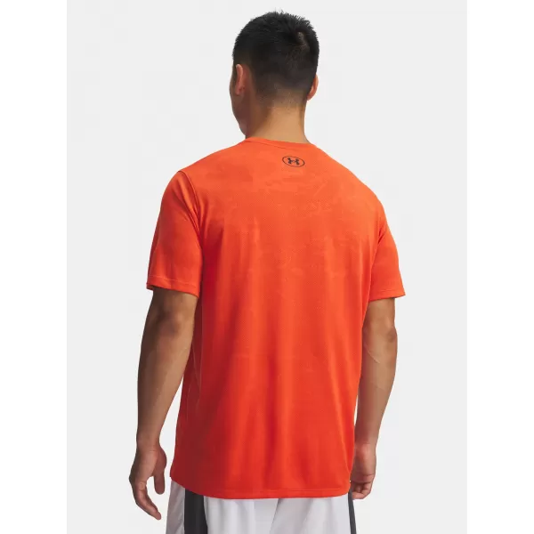  Férfi póló UNDER ARMOUR UA TECH VENT JACQUARD SS 1377052-844 NARANCS 