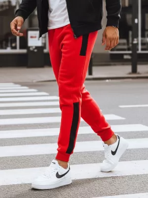 Férfi nadrág DSTREET UX3730 PIROS