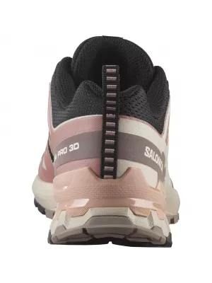 Női cipők SALOMON XA PRO 3D V9 W L47882800 FEKETE/BURLWOOD/MAHAGÓNI RÓZSA