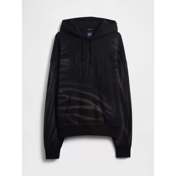  Férfi pulóver GAP CORP LOGO HOODIE PULLOVER 851641-01 FEKETE 