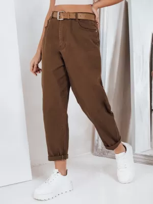 Női nadrág DSTREET UY2844 BARNA