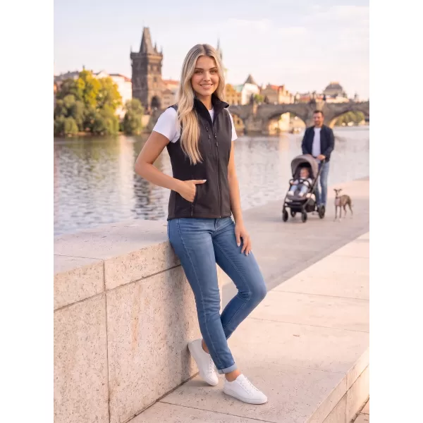  Női softshell mellény ALTISPORT NoPrint NP/ALW965 ÉBENFA SZÜRKE 