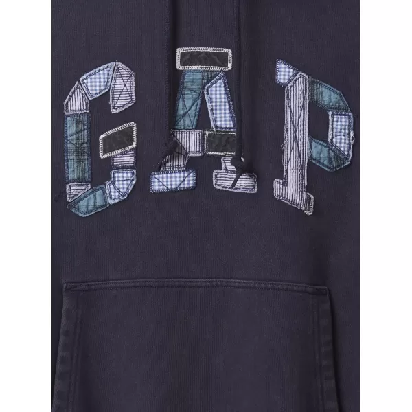  Férfi pulóver GAP PATCHWORK LOGO PULLOVER HOODIE 745196-00 HADITENGERÉSZET EGYENRUHA 