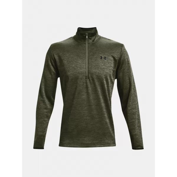  Férfi pulóver UNDER ARMOUR UA ARMOUR FLEECE 1/2 ZIP ZÖLD 