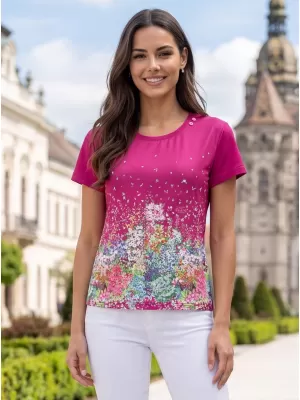 Női póló ALTISPORT HELINA PIROS