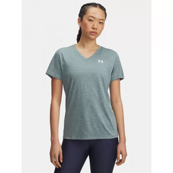  Női póló UNDER ARMOUR TECH SSV- TWIST 1384227-587 KÉK 