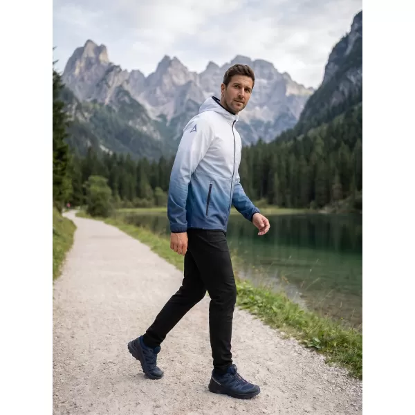  Férfi prémium softshell kabát ALTISPORT VOJ/ALM126JACK01 SÖTÉTKÉK/FEHÉR 