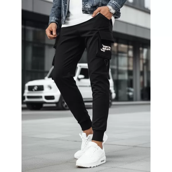  Férfi nadrág DSTREET UX4161 FEKETE 