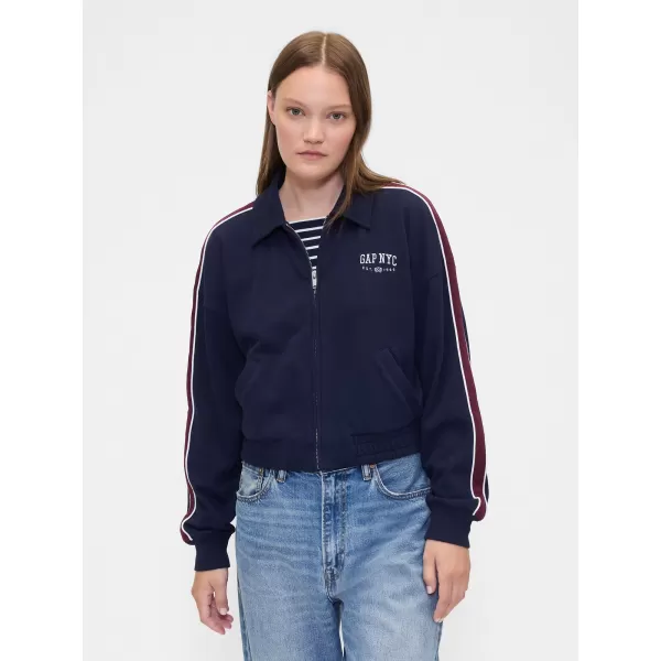  Női kabát GAP LOGO TRACK JACKET 799269-01 HADITENGERÉSZET EGYENRUHA 