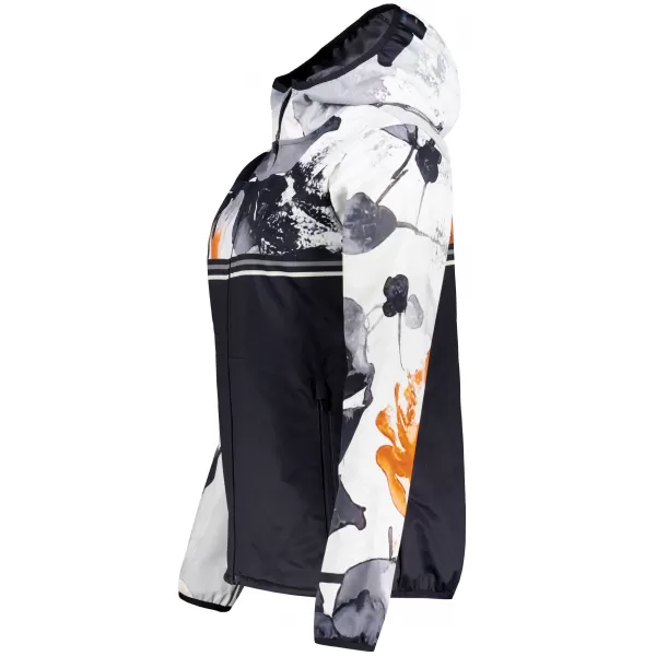  Női prémium softshell kabát ALTISPORT VOJ/ALW117JACK01 FEKETE/NARANCS 