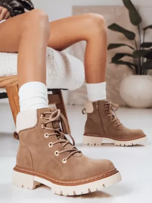 Női cipők DSTREET ZY1291 KHAKI
