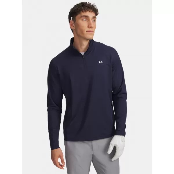  Férfi póló UNDER ARMOUR UA T2G 1/4 ZIP 6010129-410 KÉK 