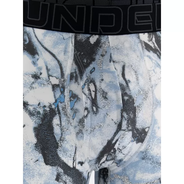  Férfi boxerek UNDER ARMOUR UA PERFORMANCE TECH - PRINT 6IN - 1PK 1383875-101 FEKETE 
