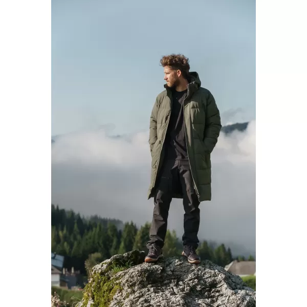 Férfi télikabát NORDBLANC LOOM NBWJM8255 HADSEREG ZÖLD 