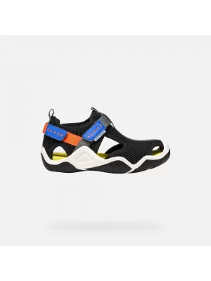 Fiú szandál GEOX WADER J1530A00014C0038 FEKETE
