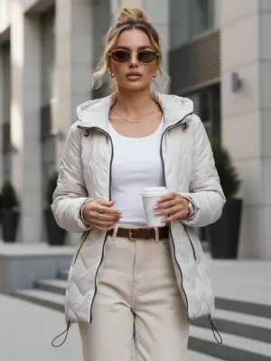 Női kabát DSTREET TY5610 VILÁGOSSZÜRKE