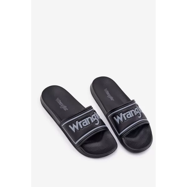 Férfi papucs WRANGLER AVERELL 20251042.25Y FEKETE 