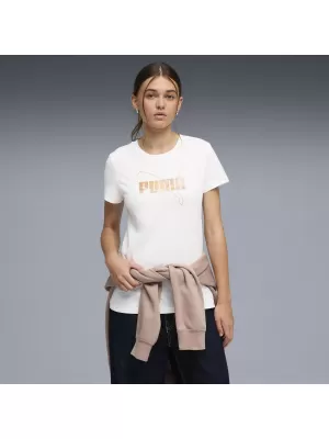 Női póló PUMA ESS LOGO LAB TEE 691824_02 PUMA FEHÉR