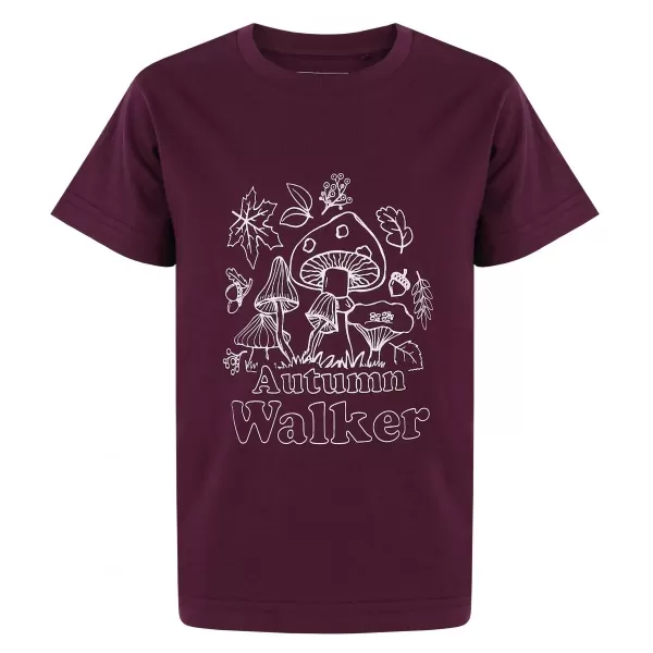  Gyermek póló HUSKY TEE MUSHROOM K LILA 