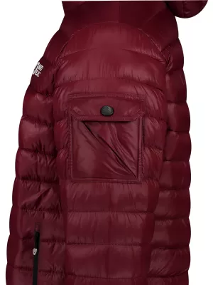 Férfi téli kabát NORDBLANC SNARL NBWJM8260 BURGUNDIA